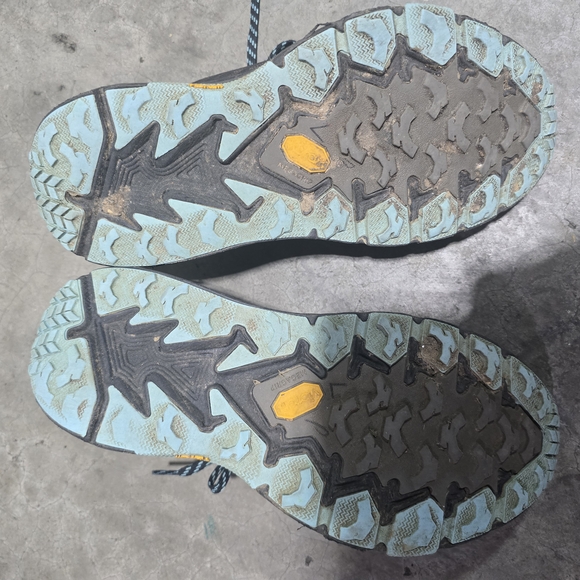 Hoka‎ One One Black and Blue Athletic Shoes - Picture 2 of 9